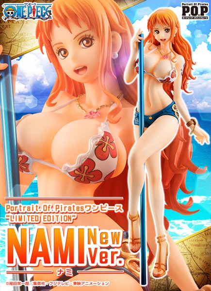 One Piece: P.O.P. Nami New Ver.1/8 Scale PVC Statue