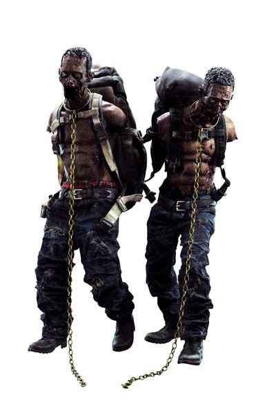 The Walking Dead: Michonne´s Pet Walker Twin Pack 1/6 Action figures