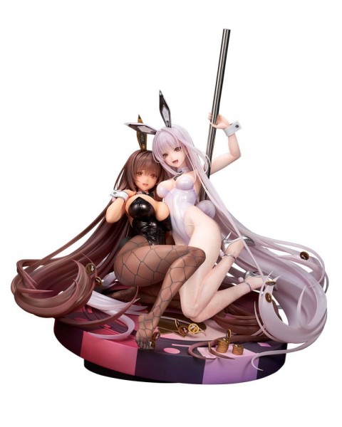 Goddess of Victory: Nikke: Noir &amp; Blanc Bunny X 777 Ver. 1/7 Scale PVC Statue