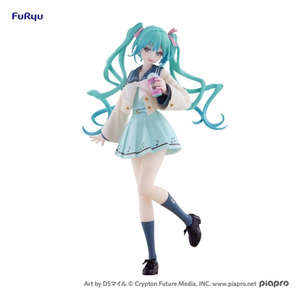 Vocaloid 2: Muchute Miku Hatsune Sweet School Life Pure Ver. non Scale PVC Statue