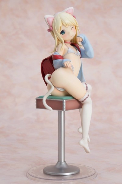 Hatsukoi Ribbon: Yuu White cat Ver. 1/6 Scale PVC Statue