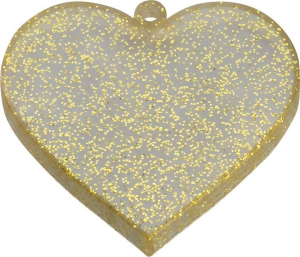 Nendoroid More: Base for Nendoroid Figures Heart Gold Glitter Version