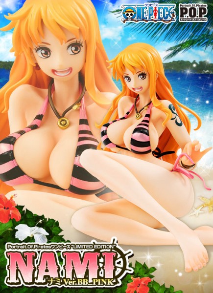 One Piece: P.O.P. Nami Ver. BB Pink 1/8 Scale PVC Statue