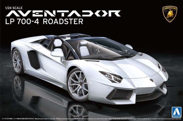 Lamborghini Aventador LP700-4 Roadster 1/24 Model Kit