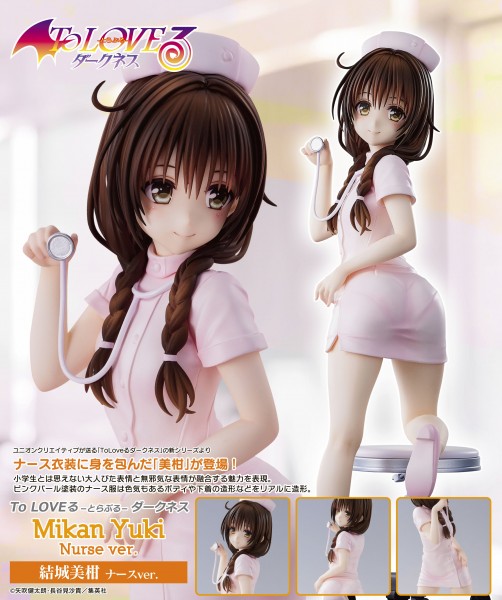 To Love Ru Darkness: Mikan Yuki Nurse Cos non Scale PVC Figure