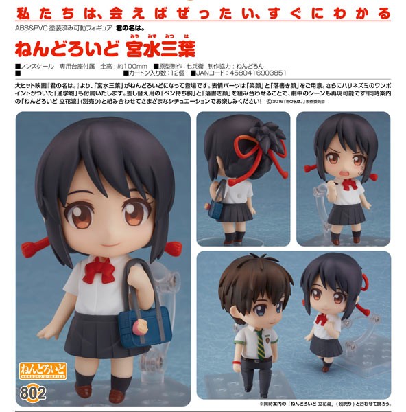 Kimi no Na wa: Mitsuha Miyamizu - Nendoroid