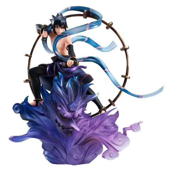 Naruto Shippuden: G.E.M. Serie Sasuke Uchiha Raijin 1/8 Scale PVC Statue