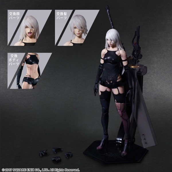 NieR Automata - A2 (YoRHa Type A No. 2) DX Play Arts Kai Actionfigur