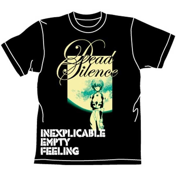 Neon Genesis Evangelion: T-Shirt Rei Death Silence Black