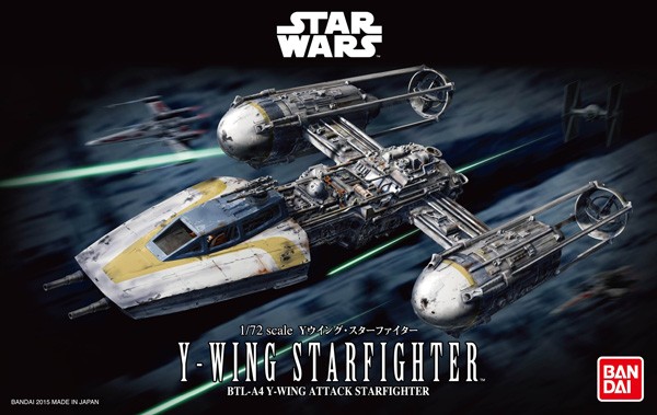 Star Wars: Y-Wing Starfighter 1/72 Model Kit