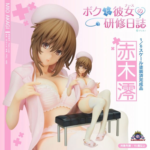 Boku to Nurse no Kenshuu Nisshi: Akagi Mio 1/7 Scale PVC Statue