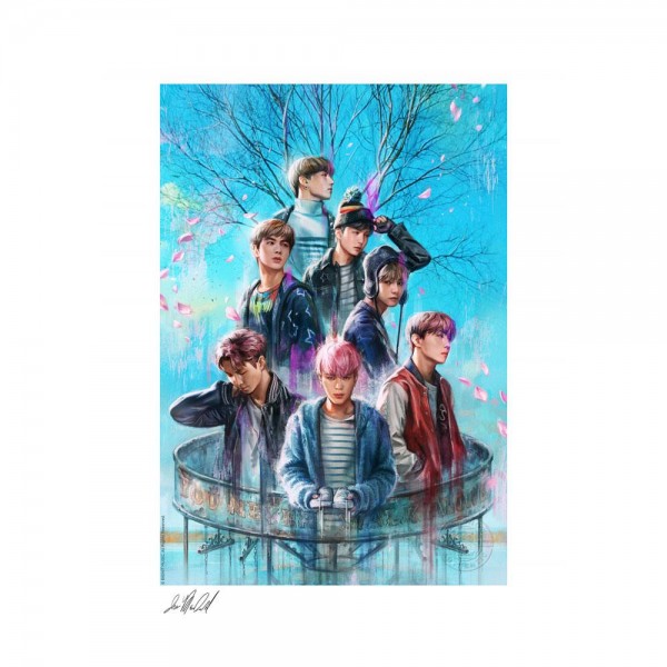 BTS Kunstdruck Spring Day 41 x 30 cm - ungerahmt