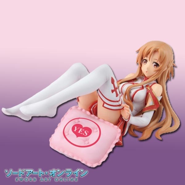 Sword Art Online: Asuna New Wife YES Pillow Ver. Anytime 1/8 Scale PVC Statue