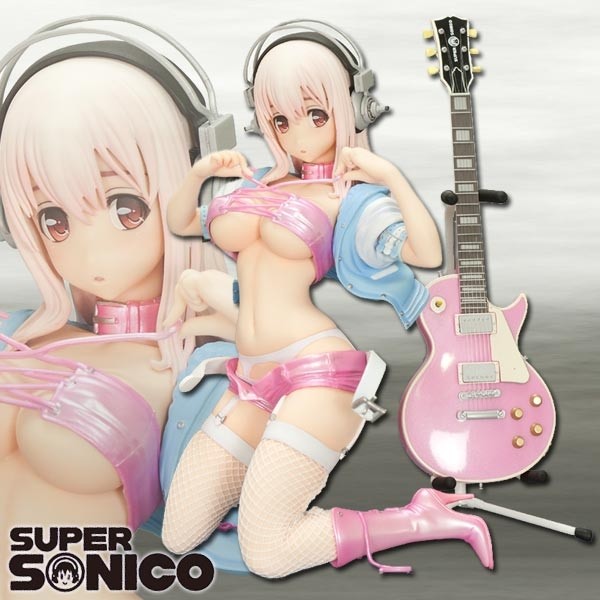 Nitro Super Sonic: Super Sonico Candy Pink Ver. 1/7 Scale PVC Statue