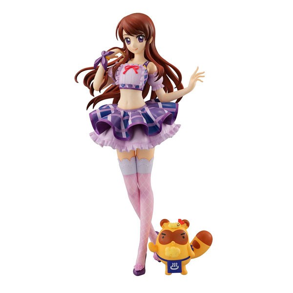 Aikatsu!: Shibuki Ran Purple Stage Costume 1/7 Scale PVC Statue