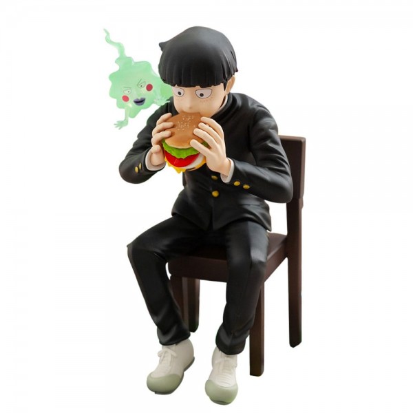 Mob Psycho 100 III x Bunbougu Cafe 2022: Shigeo Kageyama &amp; Ekubo non Scale PVC Statue
