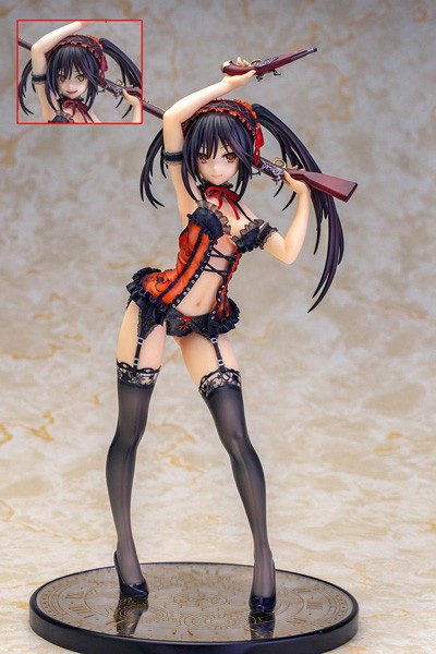 Date A Live: Kurumi Tokisaki Lingerie Ver. AmiAmi Exclusiv 1/7 Scale PVC Statue