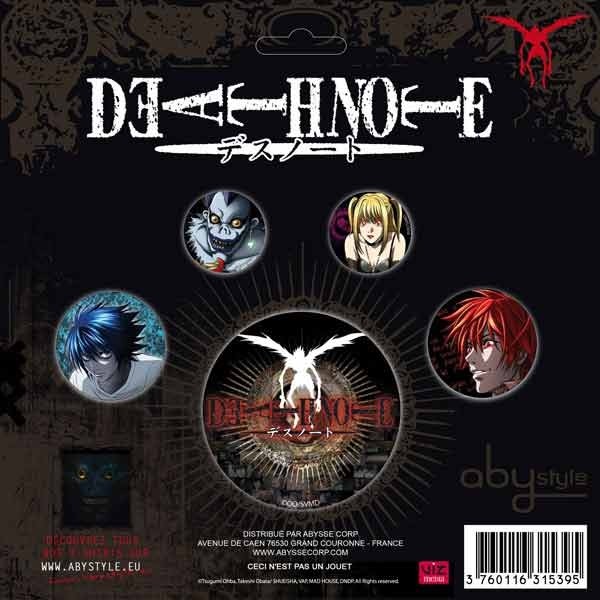 Death Note Button Set