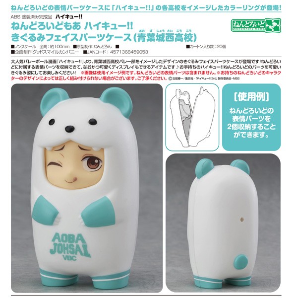 Haiku!!: Nendoroid More - Aobajohsai High Face Parts Case