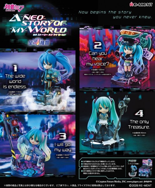 Vocaloid 2: Miku Hatsune Neo Story Display 1 Box 4 Stück