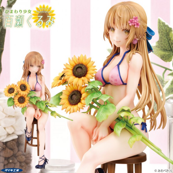 Original Character: Sunflower Girl Momose Kurumi 1/6 Scale PVC Statue