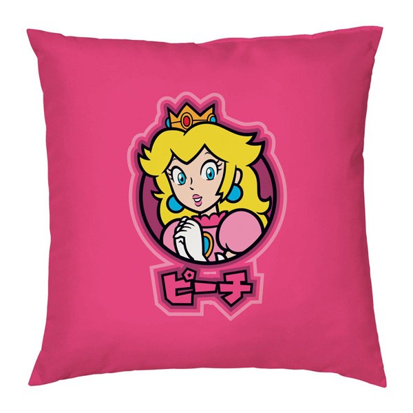 Nintendo Pillow Peach Kanji