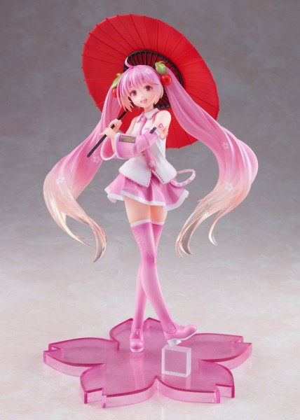 Vocaloid 2: Sakura Miku 2nd Season New Written Japanese Umbrella Ver. non Scale PVC Statue