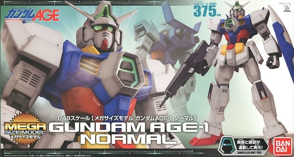 Gundam AGE - MEGA SIZE MODEL Gundam AGE-1 Normal 1/48