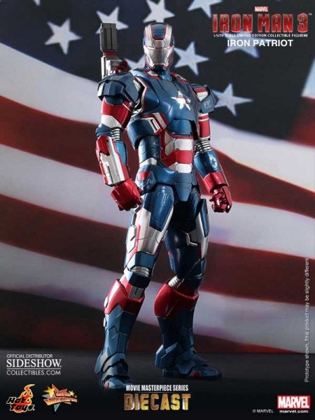 Iron Man 3: Iron Patriot MMS Diecast 1/6 Actionfigure