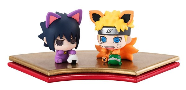 Naruto Shippuden: Petit Chara 2-Pack Maneki Kyubi Dattebayo Trading Figure