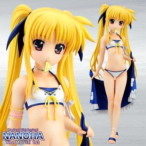 Magical Girl Lyrical Nanoha The Movie 1st: Fate Testarossa Swimsuit Ver. 1/4 PVC Statue