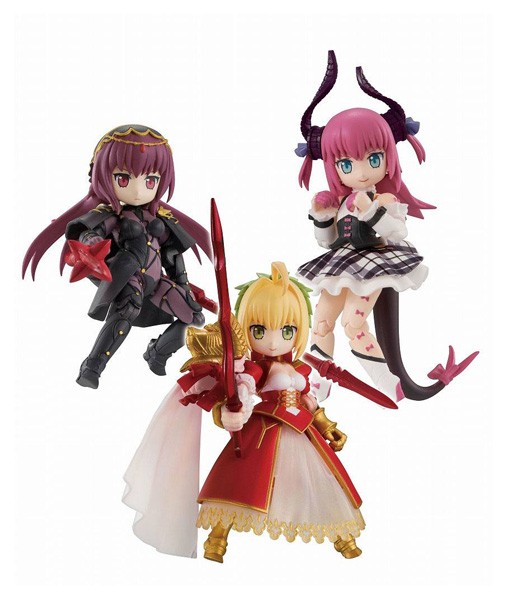 Fate/Grand Order: Desktop Army Nero & Elizabeth & Scasaha Actionfiguren