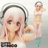 Nitro Super Sonic: Super Sonico SoniComi Package Ver. 1/5 Scale PVC Statue Nitro Super Sonic: Super Sonico SoniComi Package Ver. 1/5 Scale PVC Statue