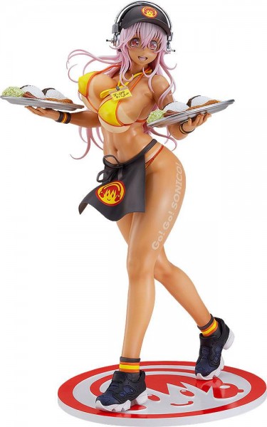 Super Sonico: Super Sonico Bikini Waitress Ver 1/6 Scale PVC Statue