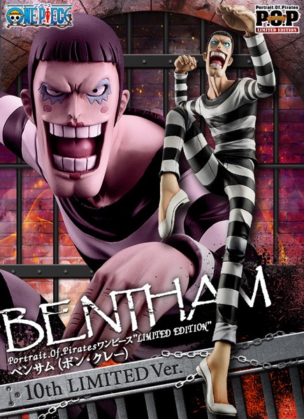 One Piece: P.O.P. Bentham (Bon Clay) 10th Limited Edition 1/8 Scale PVC Statue