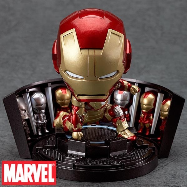 Marvel: Nendoroid Iron Man Mark 42 - Hero’s Edition + Hall of Armor Set