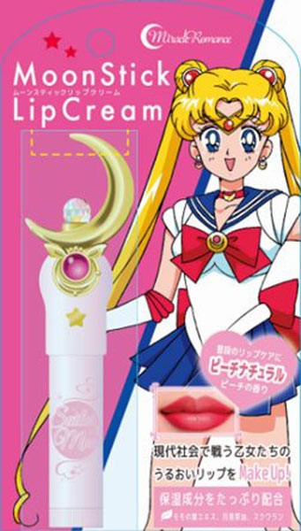 Sailor Moon Miracle Romance Moon Stick Lip Cream Clear Peach