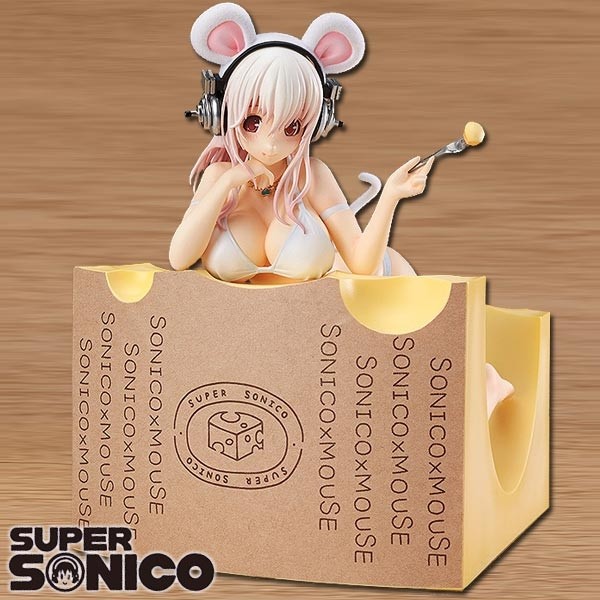 Nitro Super Sonic: Super Sonico Mouse Ver. 1/7 Scale PVC Statue