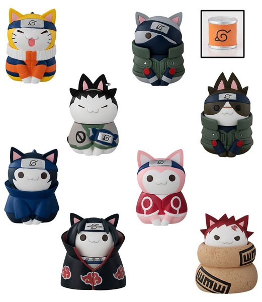 Naruto Shippuden: Nyaruto! Cats of Konoha VillageTrading Figures Assortment (8) Limited Set