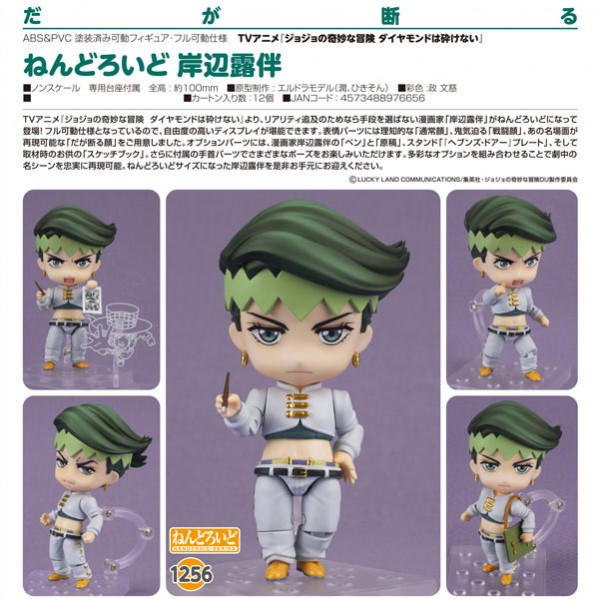 Jojo's Bizarre Adventure Golden Wind: Rohan Kishibe - Nendoroid