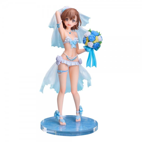 A Certain Scientific Railgun T: Mikoto Misaka Wedding Swimsuit Ver. 1/7 Scale PVC Statue