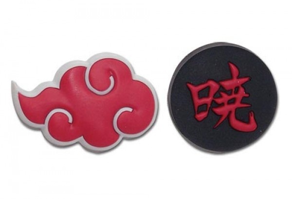 Pin Set Akatsuki Cloud & Kanji