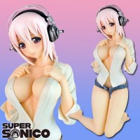 Nitro Super Sonic: Super Sonico Y-shirt Ver. 1/6 Scale Coldcast Statue Nitro Super Sonic: Super Sonico Y-shirt Ver. 1/6 Scale Coldcast Statue
