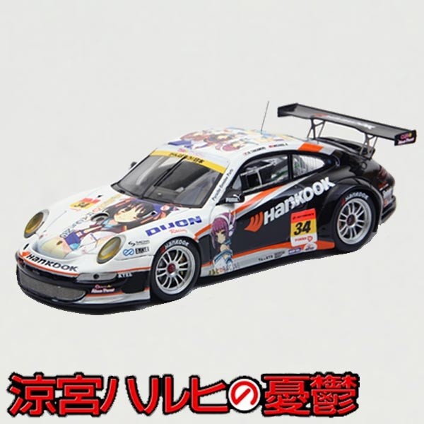 Suzumiya Haruhi: Haruhi Racing Hankock Porsche S-GT300 2011 Suzuka #34 2011 1/43 Model