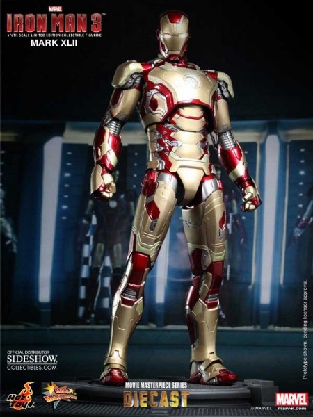 Iron Man 3: Iron Man Mark XLII MMS Diecast 1/6 Actionfigure