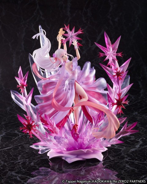 Re:ZERO -Starting Life in Another World: Oni Emilia Crystal Dress Ver. 1/7 Scale PVC Statue