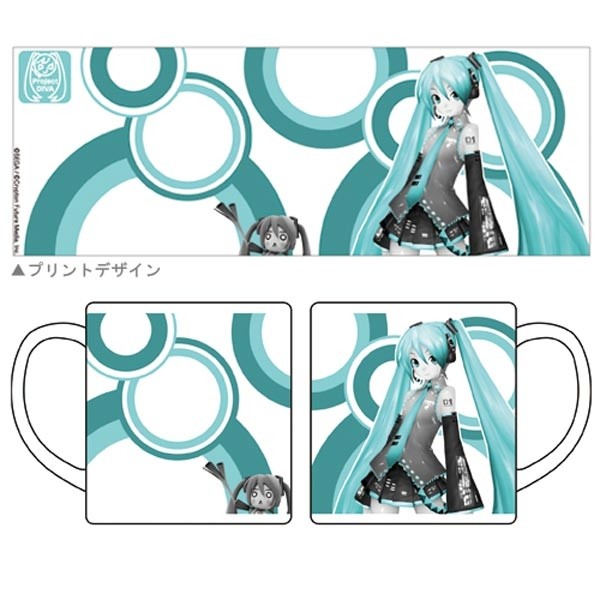 Vocaloid: Project Diva Miku White Mug Cup