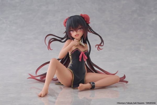 To Love-Ru Darkness: Desktop Cute Figure Nemesis Chinese Dress Ver. non Scale PVC Statue