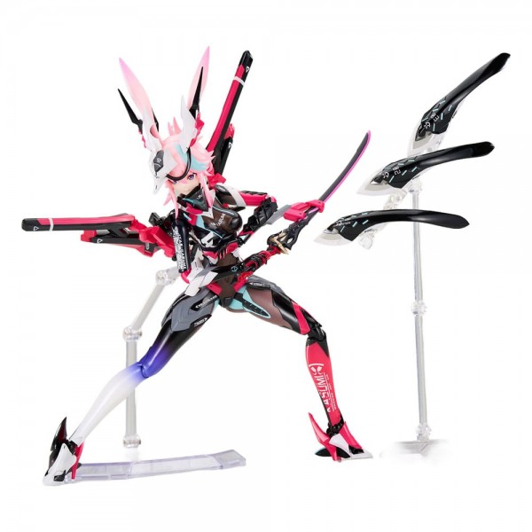 Honkai Impact 3rd: Arctech Posable Series: Sakura Yae Darkbolt Jonin Neon Shade Ver. 1/8 Scale PVC S