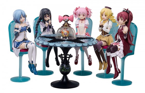 Puella Magi Madoka Magica: The Movie Rebellion Tea Party Cake Song Ver. Set non Scale PVC Statue